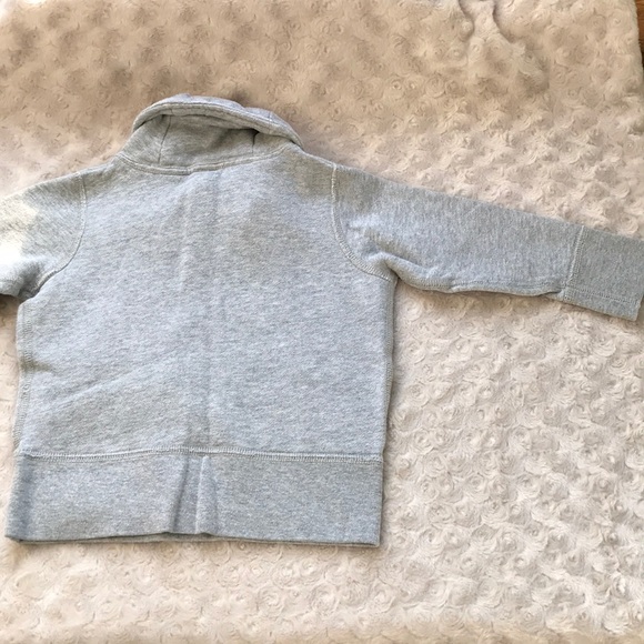 Crewcuts Shawl Collar Sweatshirt 2 XS Gray - Picture 7 of 8
